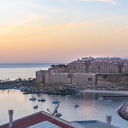 Mogan Luxury Apartment, Sea Views, Jacuzzi And Sauna. 외부 사진