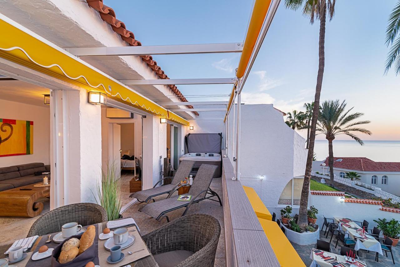 Mogan Luxury Apartment, Sea Views, Jacuzzi And Sauna. 외부 사진